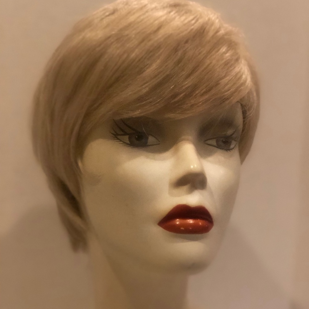 Synthetic Boy Cut blonde wig